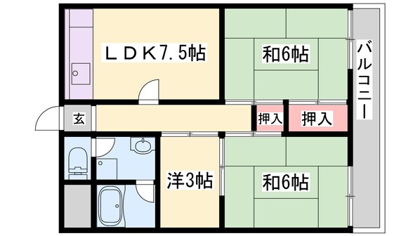 ラフェスタ加西の物件間取画像